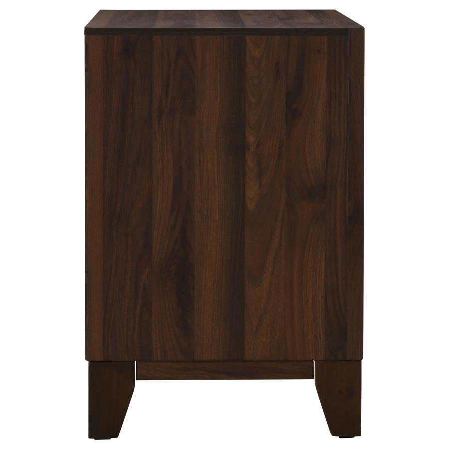 Welsley 2-drawer Nightstand Bedside Table Walnut view 9