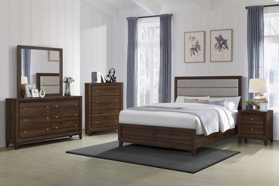 Welsley 6-drawer Dresser Cabinet Walnut view 14