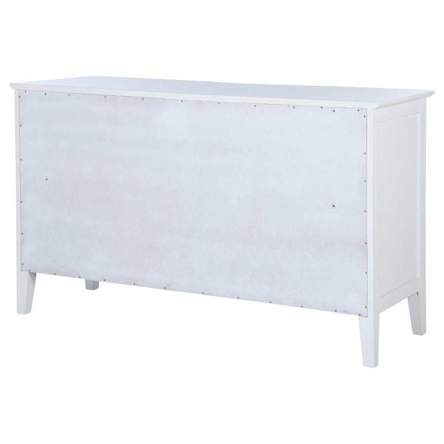 Bexhill 10-drawer Dresser Cabinet White view 8