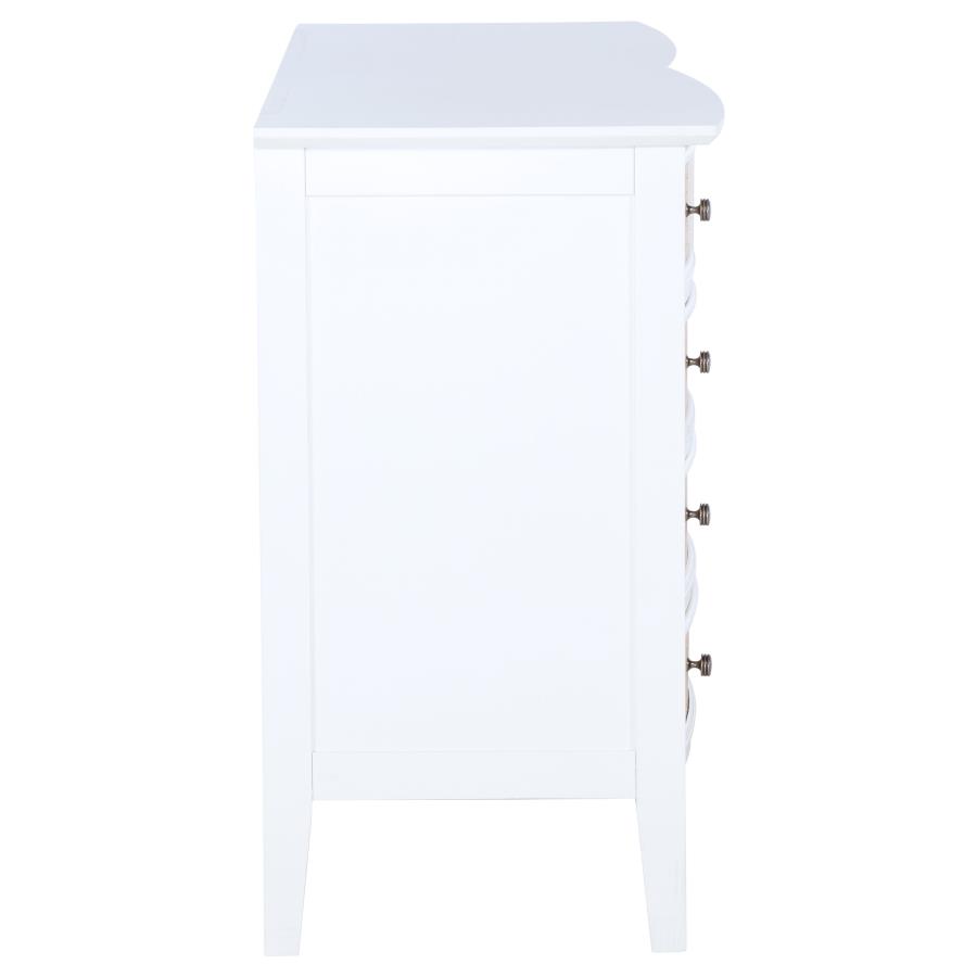 Bexhill 10-drawer Dresser Cabinet White view 9
