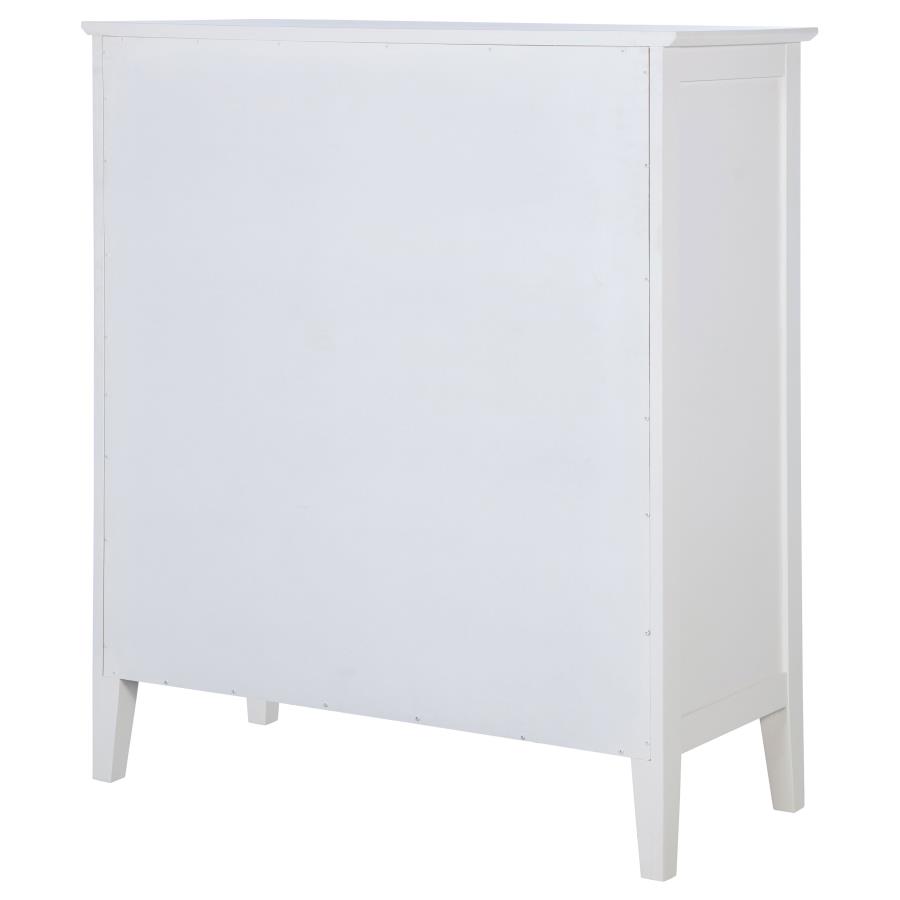Bexhill 8-drawer Chest of Drawers White view 8