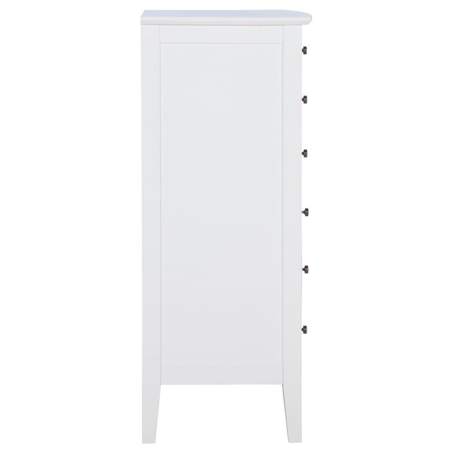 Bexhill 8-drawer Chest of Drawers White view 9