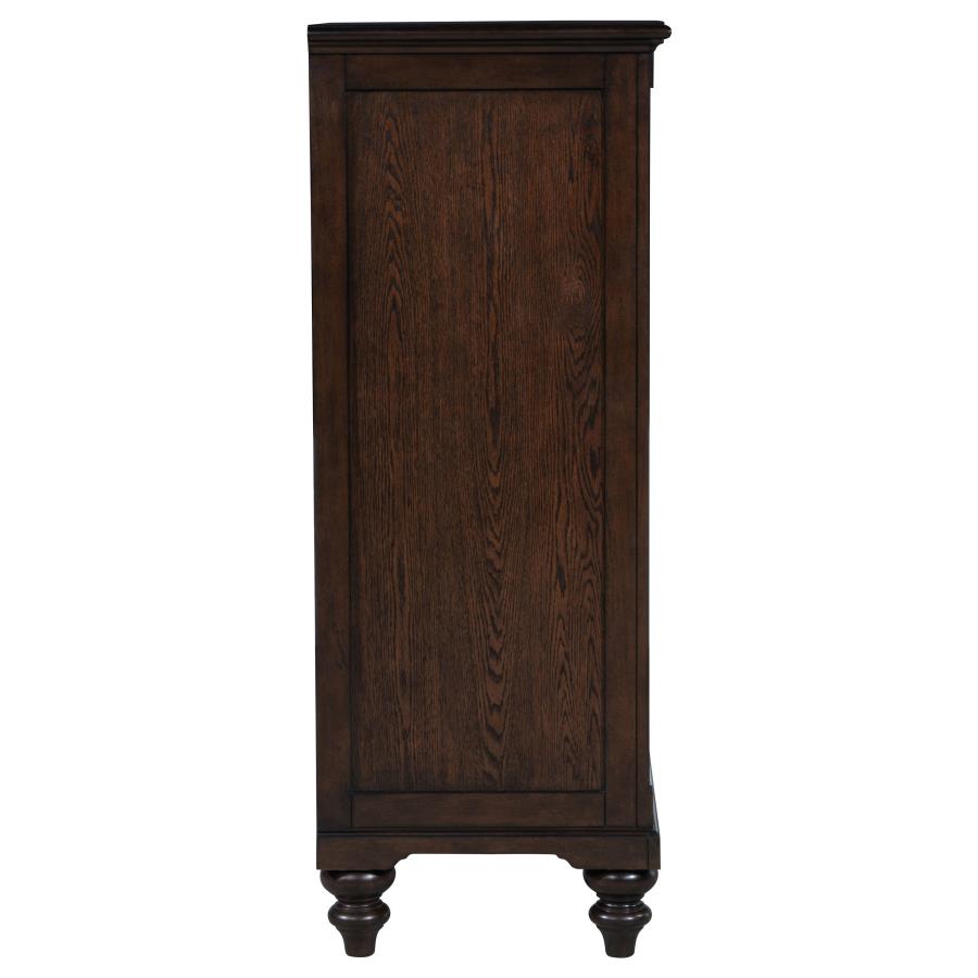 Andover 5-drawer Chest of Drawers Dark Oak view 9