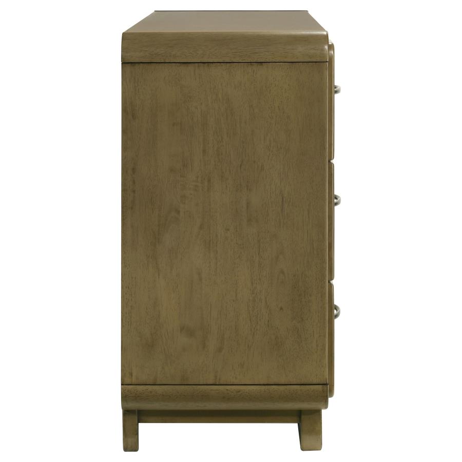 Amsbury 6-drawer Dresser Cabinet Nutmeg view 9