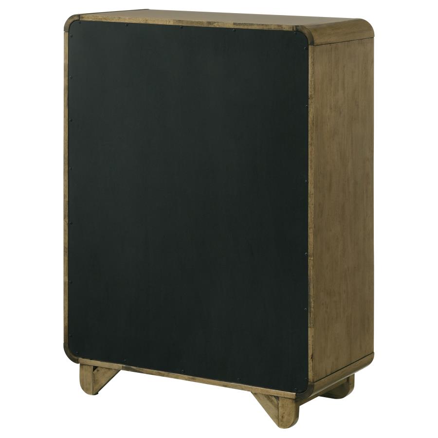 Amsbury 5-drawer Chest of Drawers Nutmeg view 8