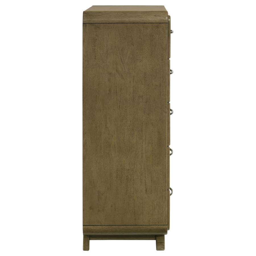 Amsbury 5-drawer Chest of Drawers Nutmeg view 9