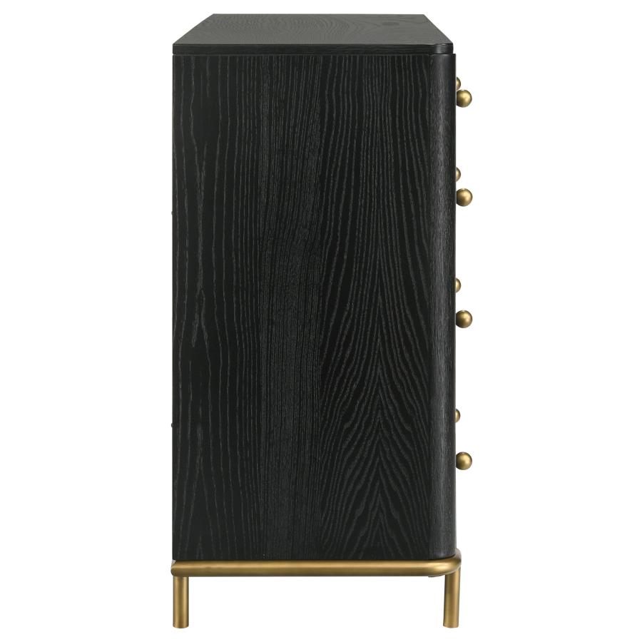 Arini 8-drawer Dresser Black view 9
