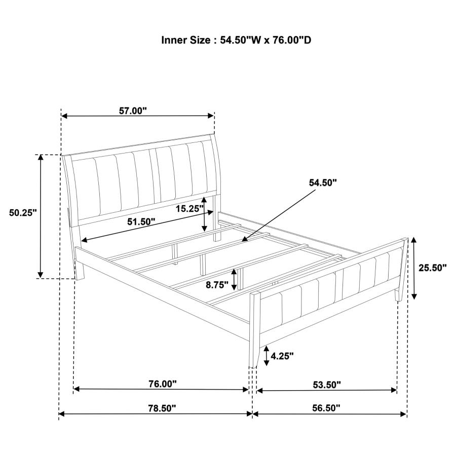 Wilkes 5-piece Full Bedroom Set Dark Cocoa view 16