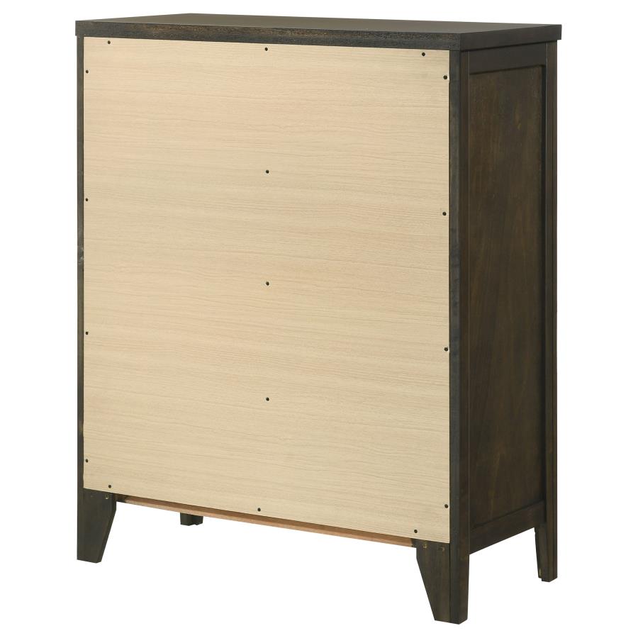 Wilkes 4-drawer Chest of Drawers Dark Cocoa view 8