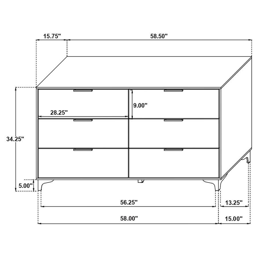 Kendall 4-piece Eastern King Bedroom Set Black view 17