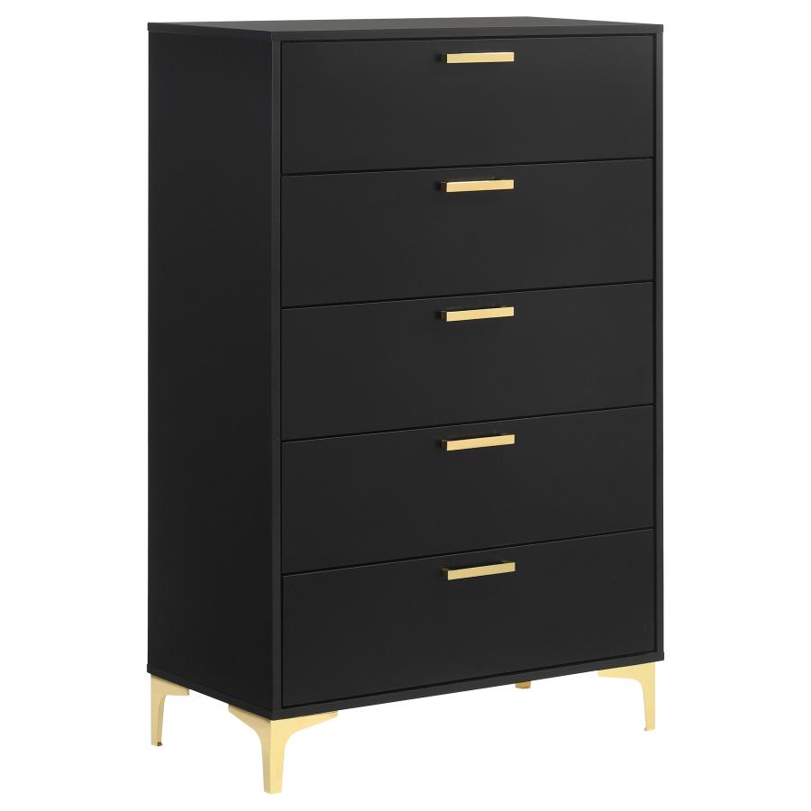 Kendall 5-piece Queen Bedroom Set Black view 11