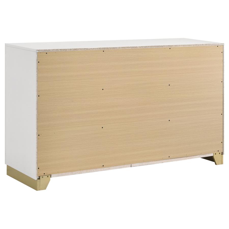 Caraway 4-piece Queen Bedroom Set White view 8