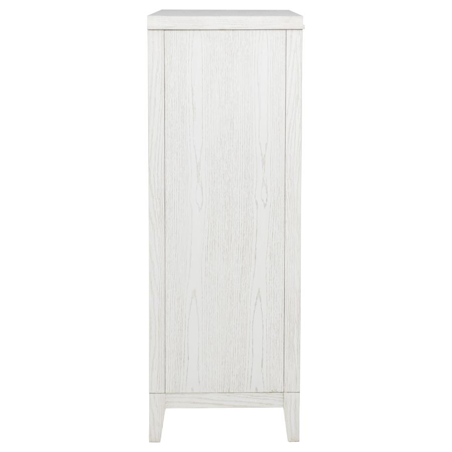 Marielle 5-drawer Bedroom Chest Distressed White view 9