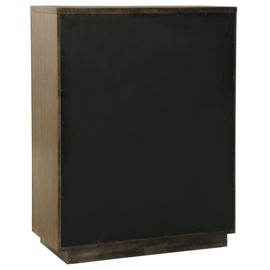 Terrace 6-piece Eastern King Panel Bedroom Set Ash Brown view 10
