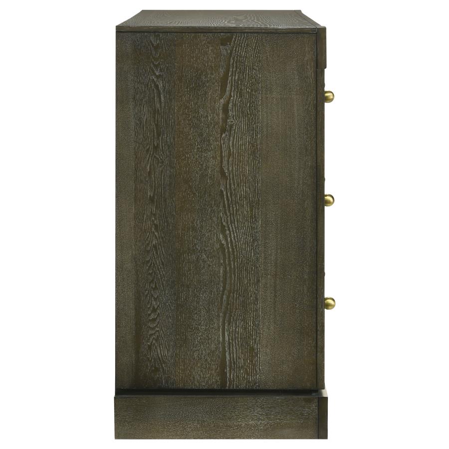 Gran Park 6-drawer Dresser Cabinet Dark Cocoa view 9