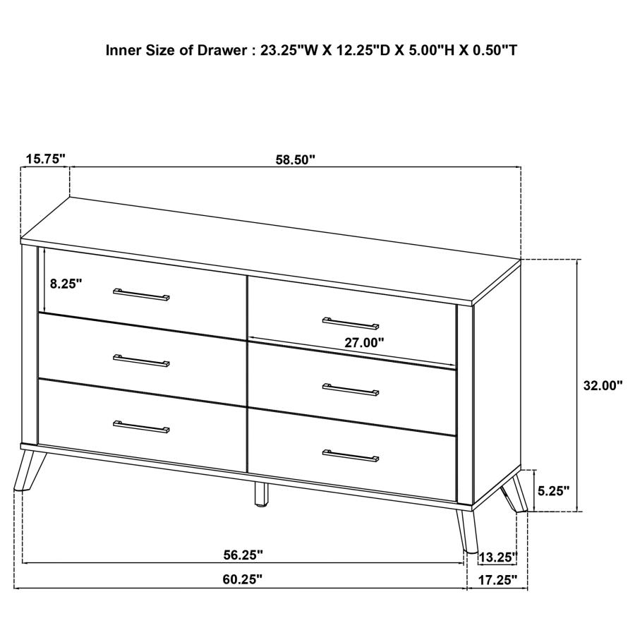 Kaywood 4-piece Queen Bedroom Set Natural Pine view 19
