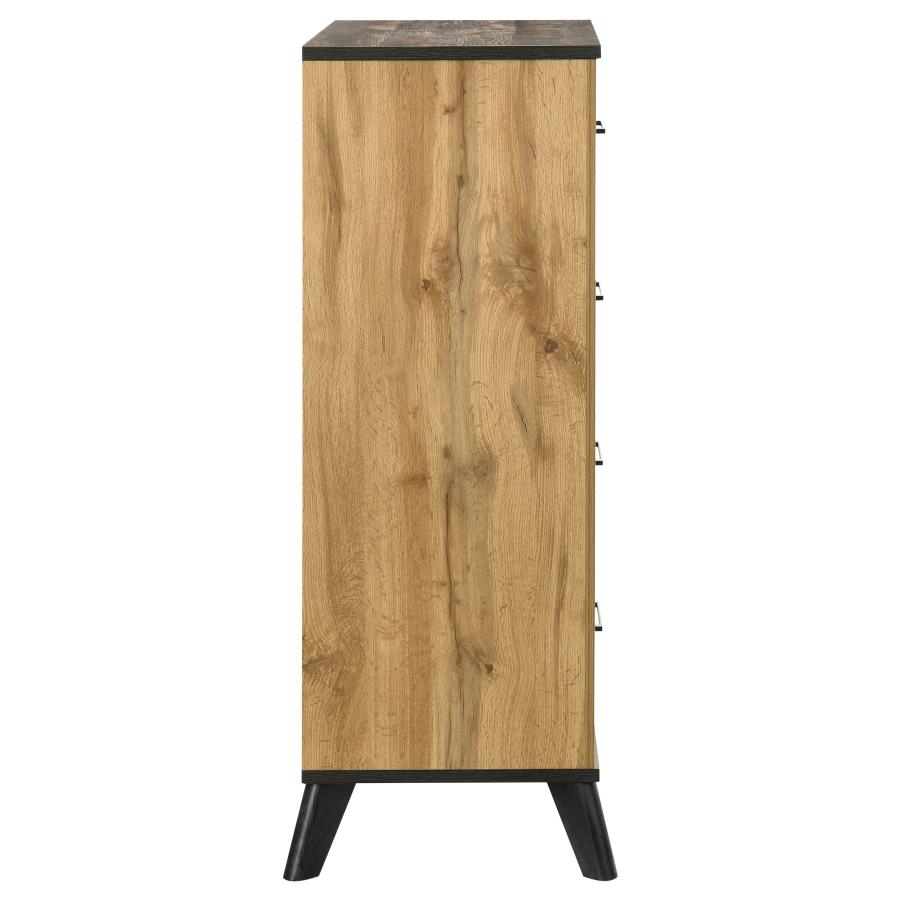 Kaywood 4-drawer Bedroom Chest of Drawers Natural Pine view 9