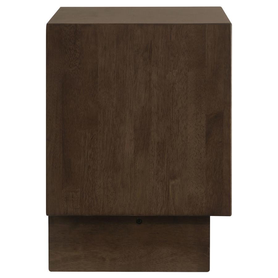 Glenwood 2-drawer Nightstand Bedside Table Warm Brown view 9