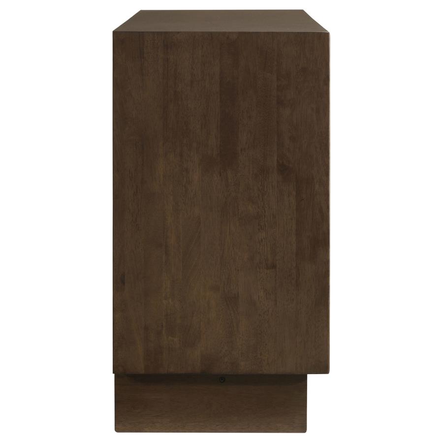 Glenwood 6-drawer Dresser Cabinet Warm Brown view 9
