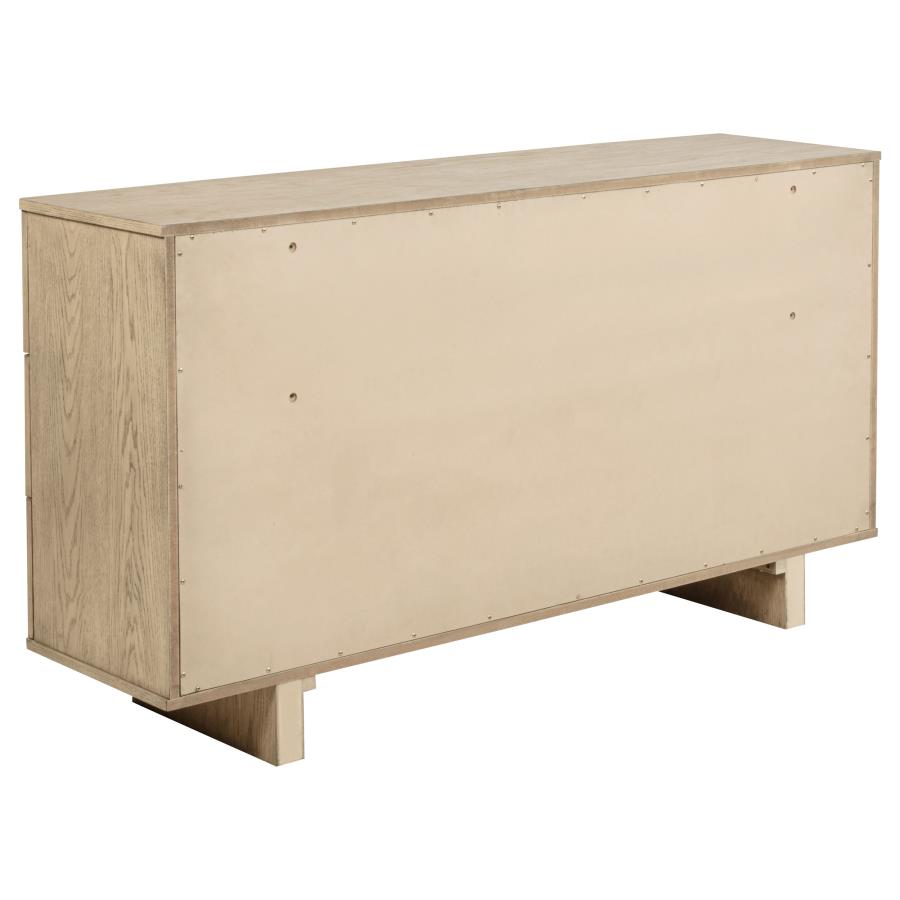 Kailani 5-piece Eastern King Bedroom Set Beige Oak view 8