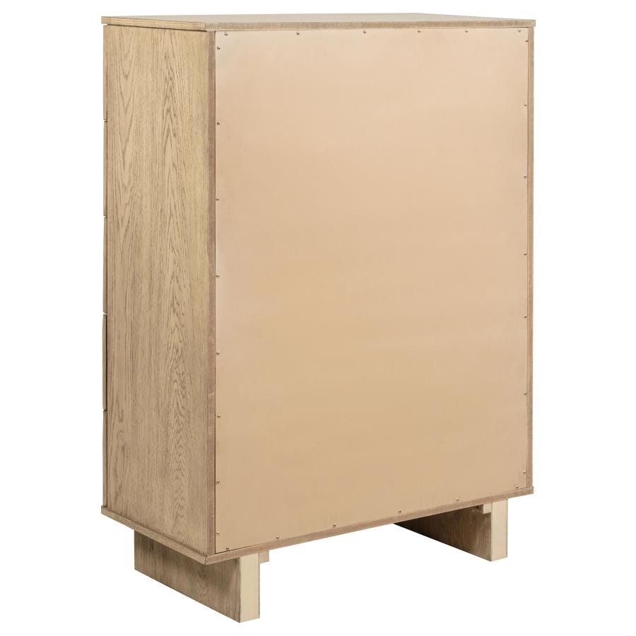 Kailani 5-piece Queen Bedroom Set Beige Oak view 12