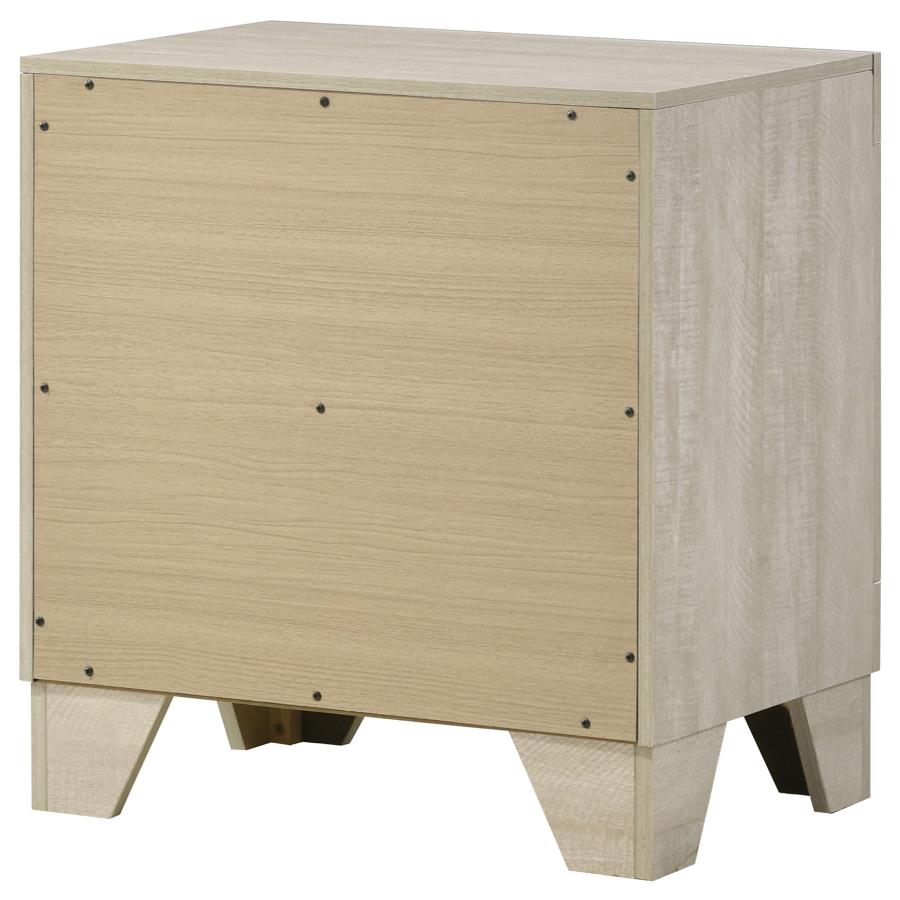 Trenton 2-drawer Nightstand Bedside Table Rustic Cream view 8