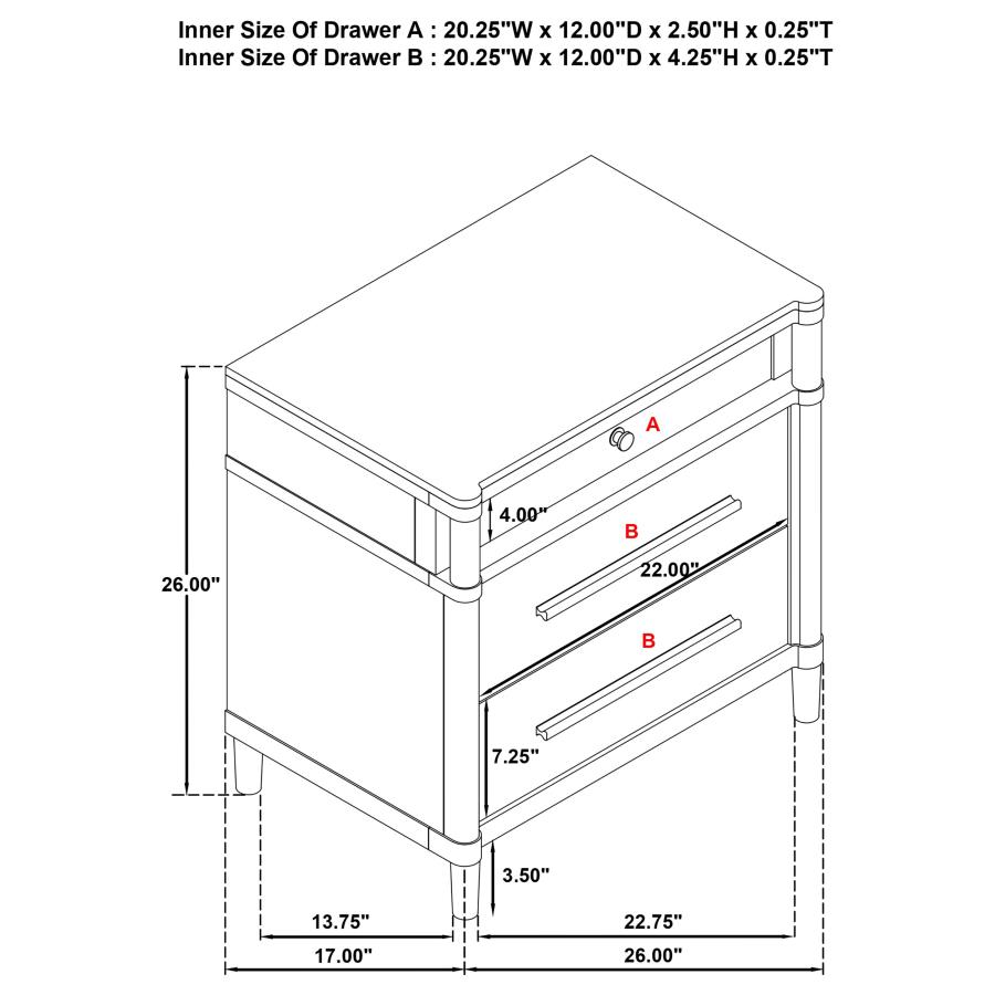 Gracemont 5-piece Eastern King Bedroom Set White view 17
