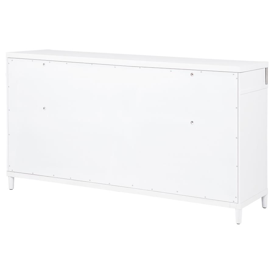 Gracemont 8-drawer Bedroom Dresser Cabinet White view 8