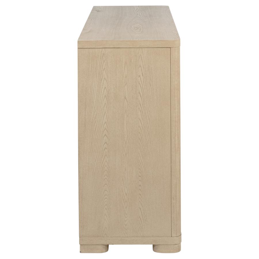 Ladera 6-drawer Bedroom Dresser Light Elm view 9