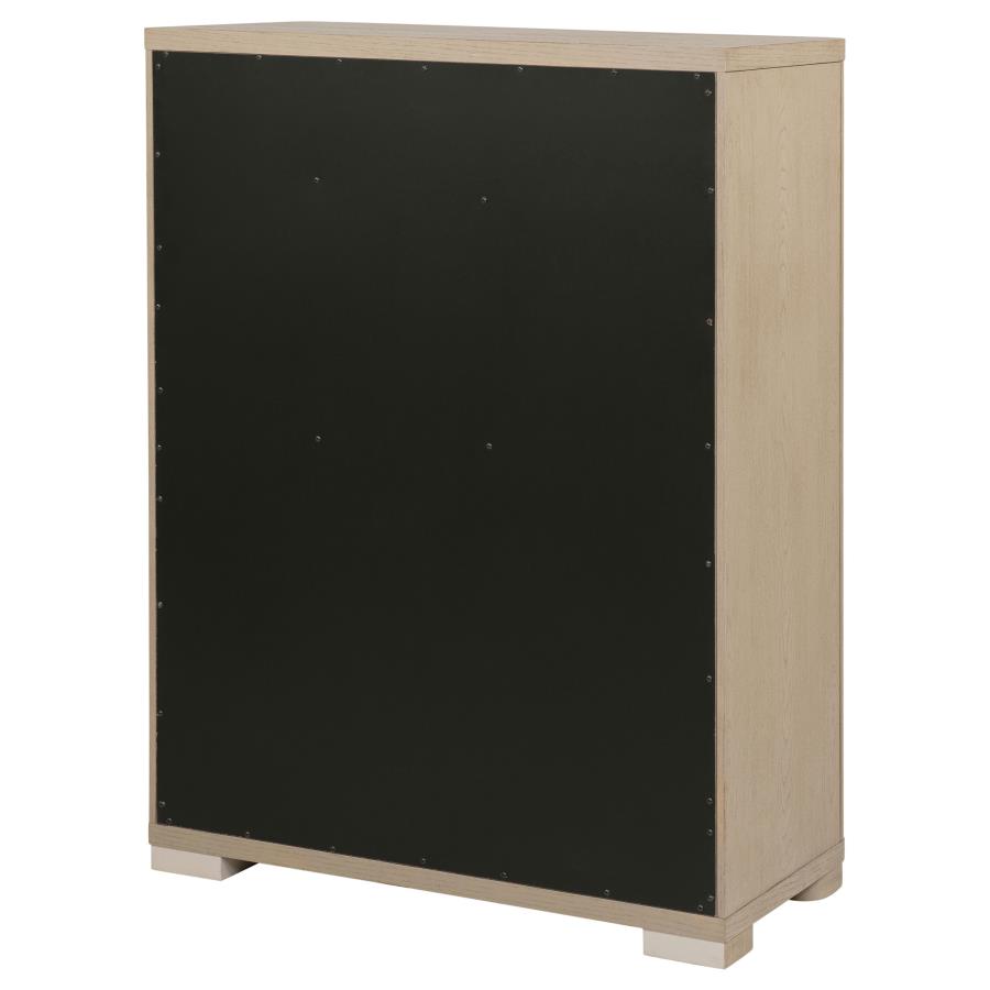 Ladera 5-drawer Bedroom Chest of Drawers Light Elm view 8