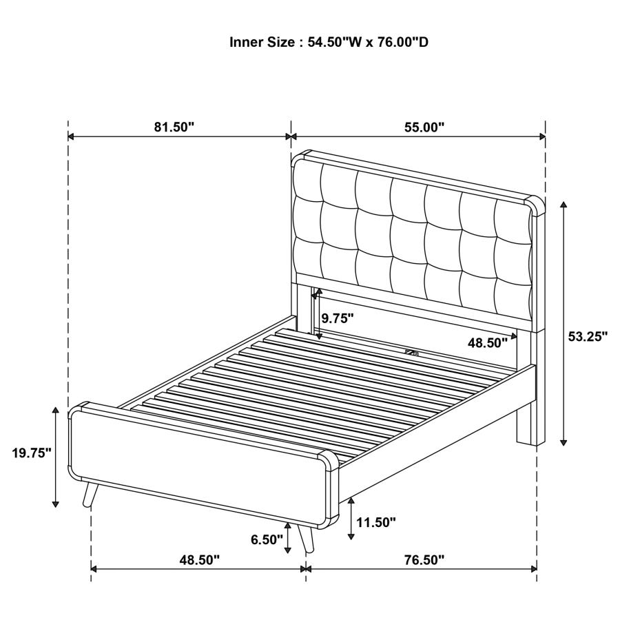 Robyn 4-piece Full Bedroom Set Light Ash view 13
