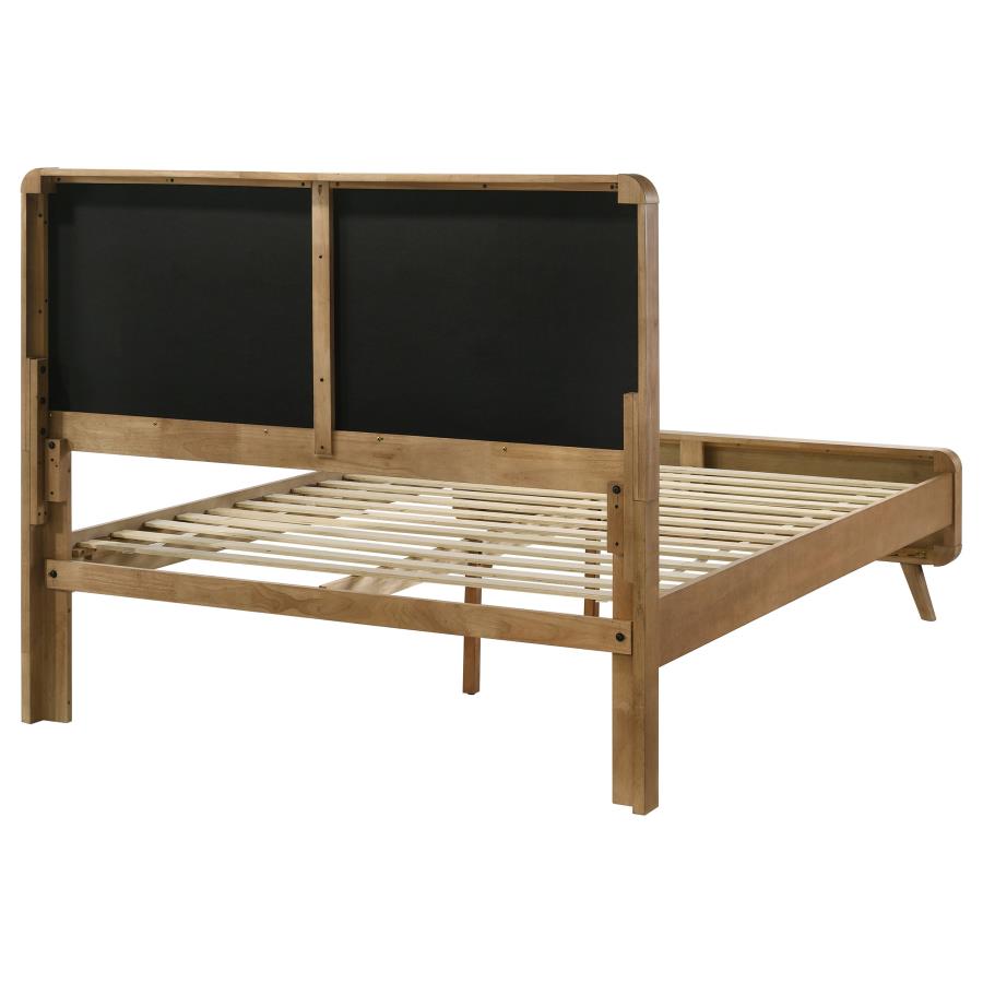 Robyn Wood Eastern King Platform Bed Light Ash view 8