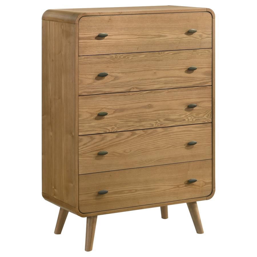 Robyn 5-piece Twin Bedroom Set Light Ash view 11
