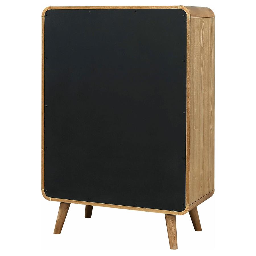 Robyn 5-drawer Bedroom Chest of Drawers Light Ash view 8