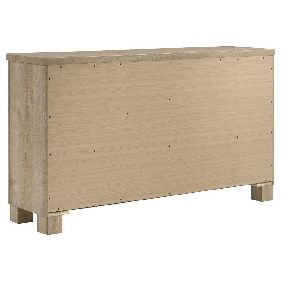 Oakglen 4-piece Eastern King Bedroom Set Weathered Oak view 8