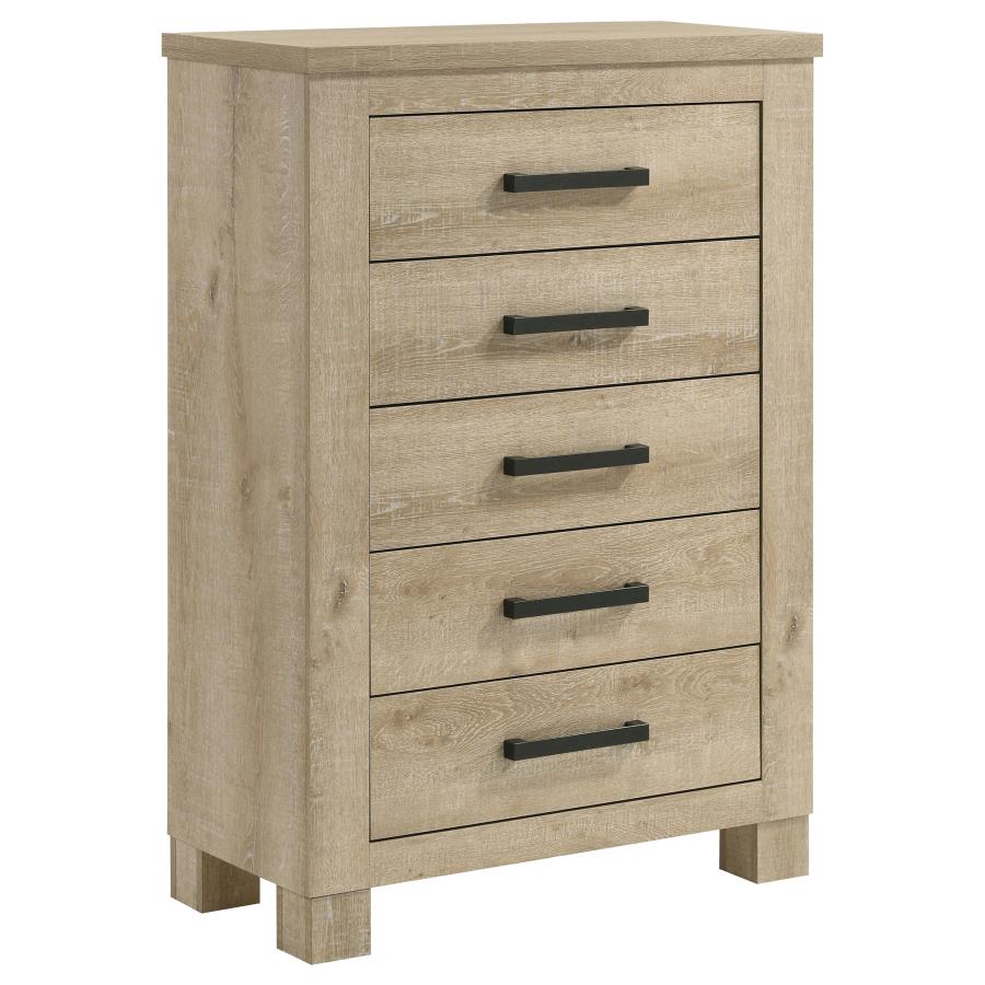 Oakglen 5-piece Eastern King Bedroom Set Weathered Oak view 11