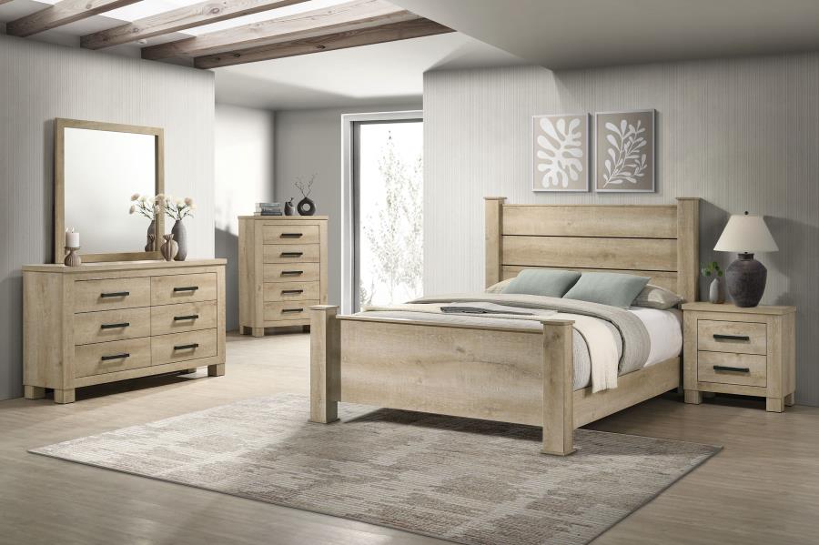 Oakglen 6-drawer Bedroom Dresser Weathered Oak view 14