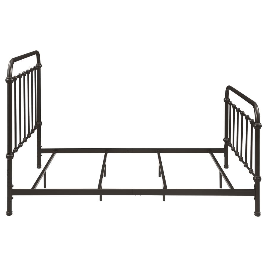 Livingston Metal Full Open Frame Bed Dark Bronze view 8