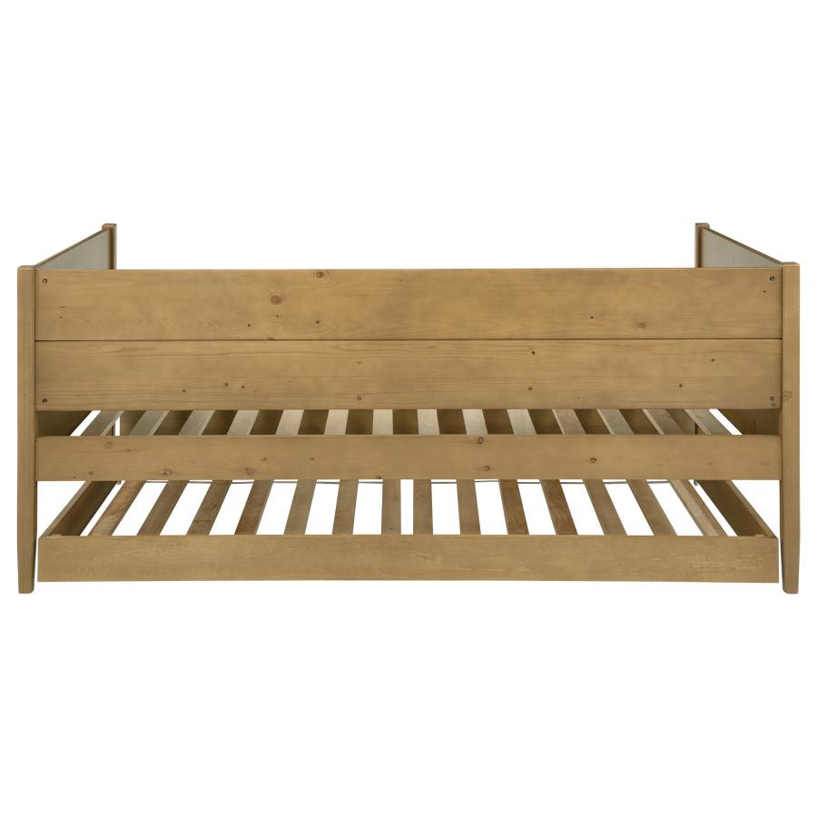 Calinda Wood Twin Daybed With Trundle Natural view 10