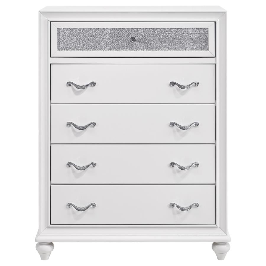 Barzini 5-piece Queen Bedroom Set White view 13