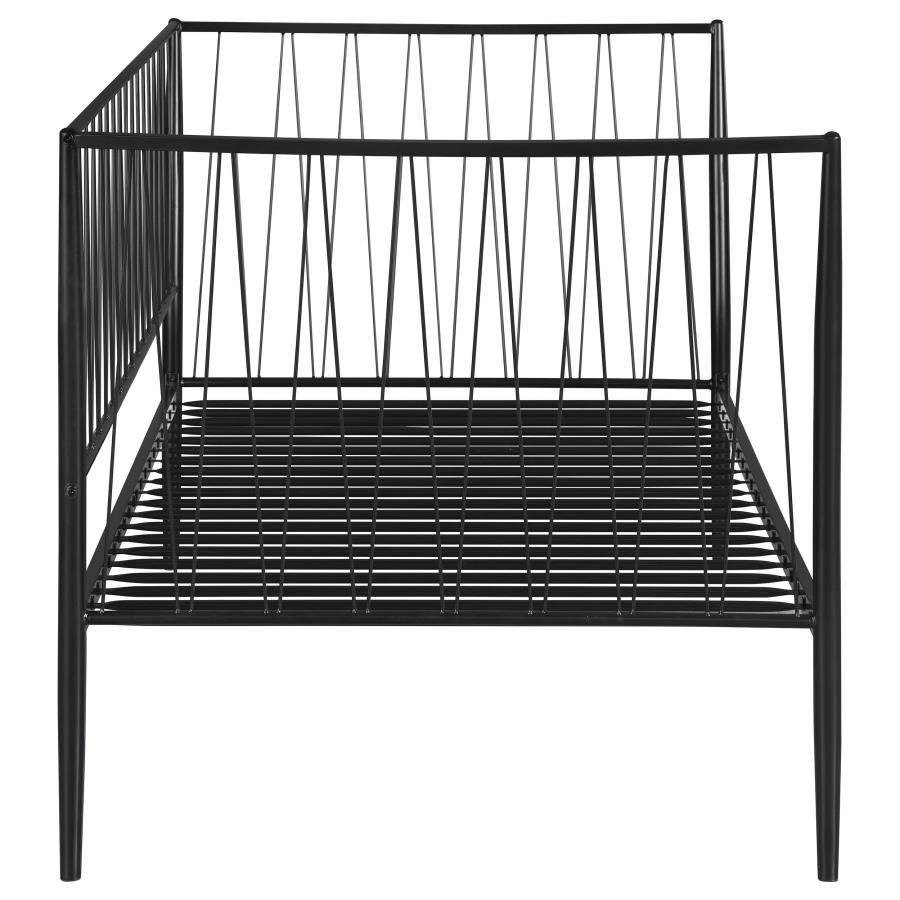 Richland Metal Twin Daybed Bed Frame Matte Black view 8