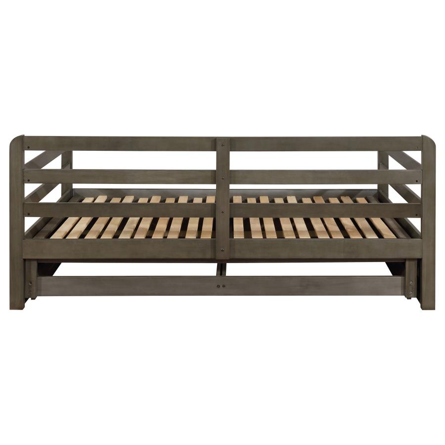 Sorrento 2-drawer Twin XL Daybed with Extension Trundle Grey view 11