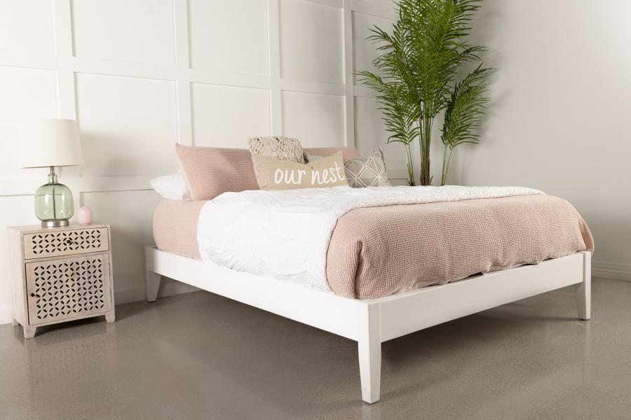 Hounslow Queen Universal Platform Bed White view 9