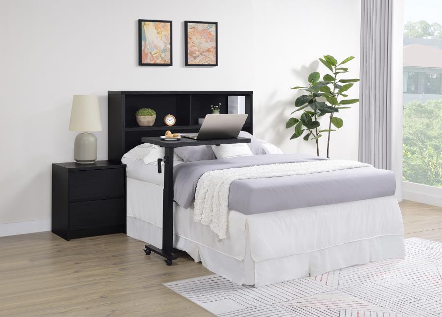 Westpark 49-inch Full Bookcase Headboard Black view 9