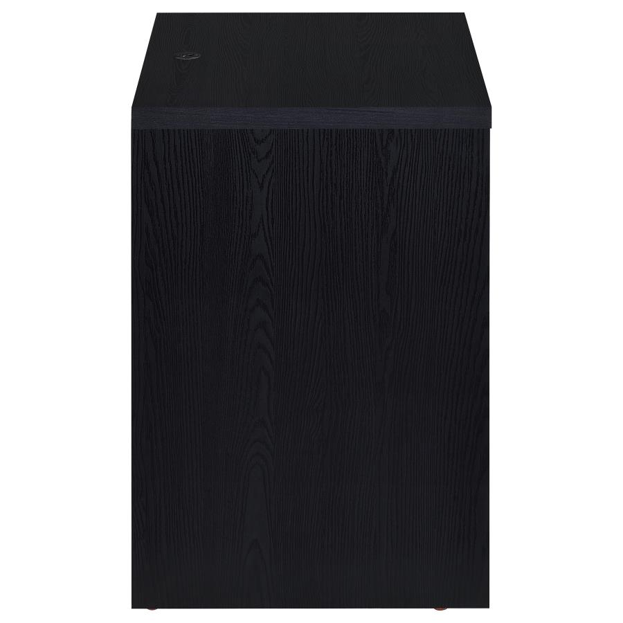 Westpark 2-drawer Nightstand LED Lights and USB Black view 10