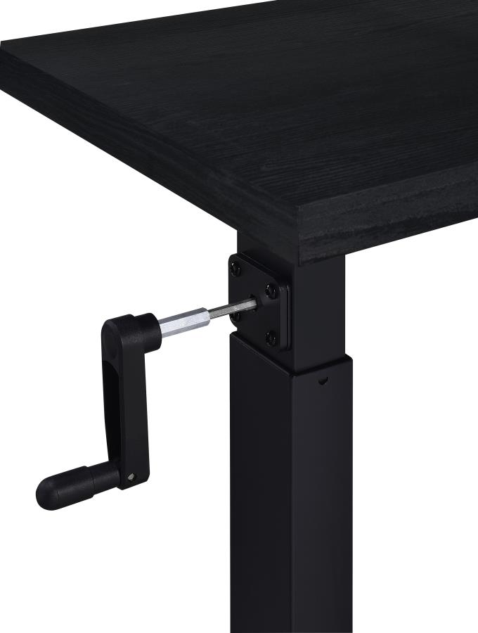 Westpark Height Adjustable Mobile Bedroom C-Table Black view 13