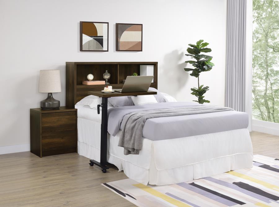 Westpark 49-inch Full Bookcase Headboard Dark Pine view 9
