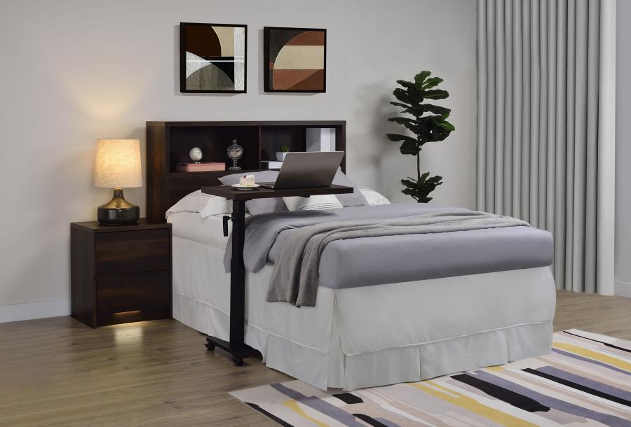Westpark 49-inch Full Bookcase Headboard Dark Pine view 10