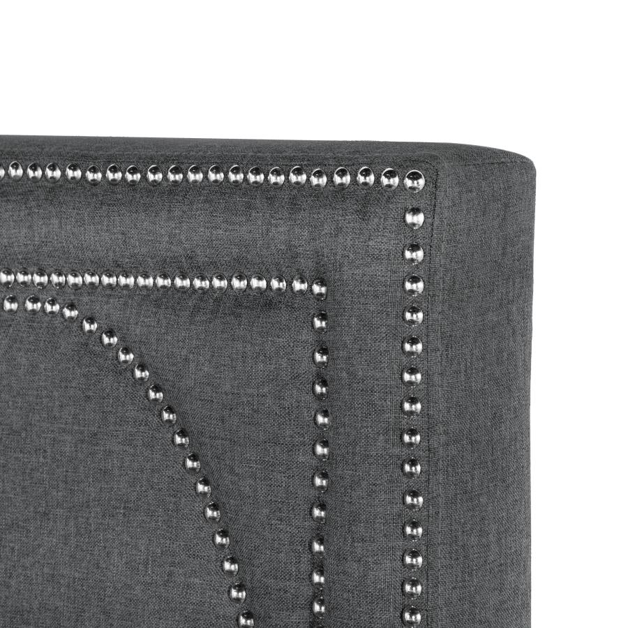 Bowfield Upholstered Eastern King Panel Bed Charcoal view 8