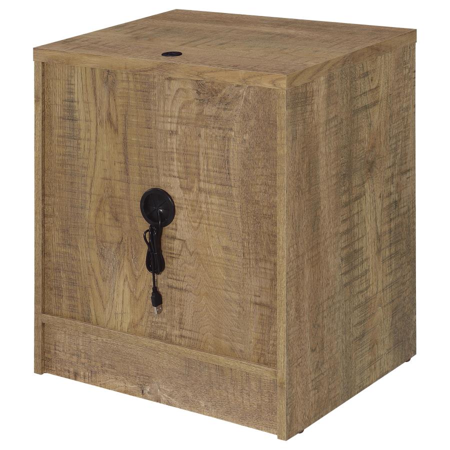 Westpark 2-drawer Nightstand LED Lights and USB Mango view 9
